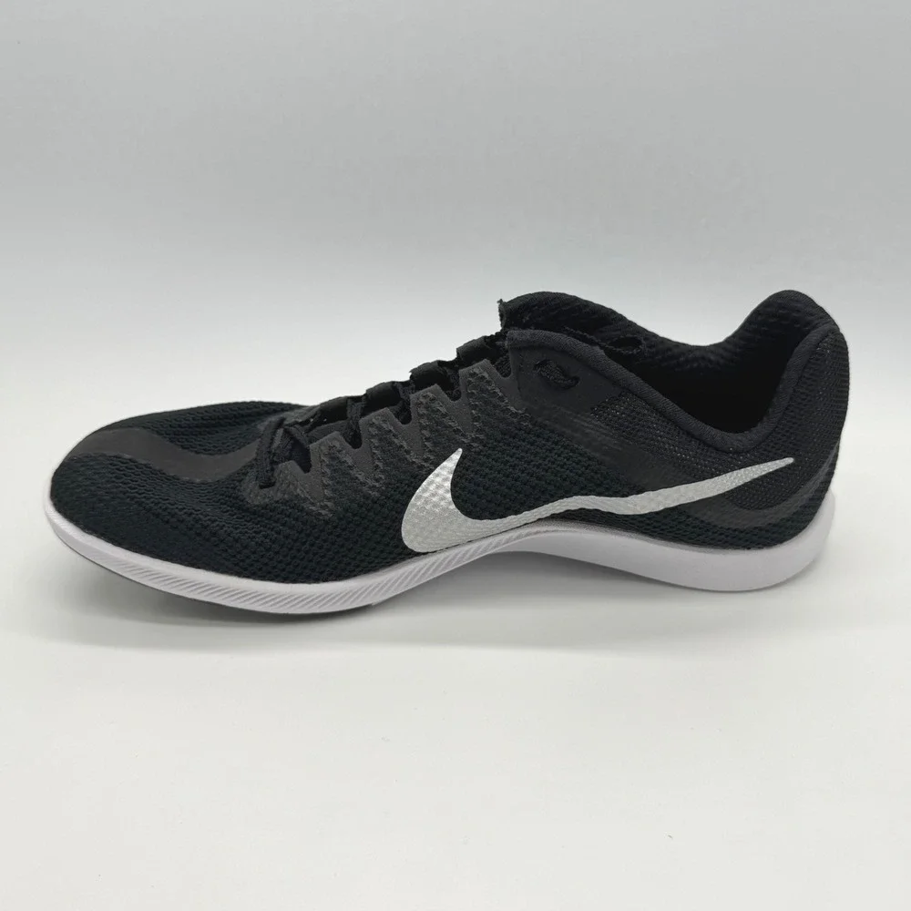 Nike Zoom Rival Track & Field Distance Black White Spikes DC8725-001‎ Men's Sz 9